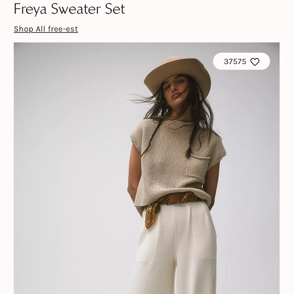 Free People Freya Sweater Set